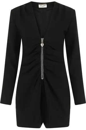 Saint Laurent Black crepe jumpsuit