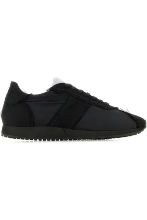 The Row Black fabric Mika sneakers