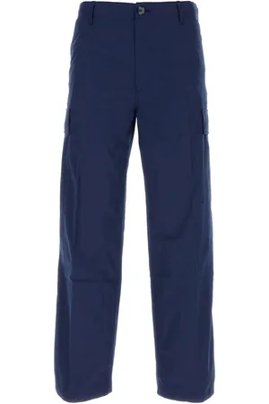 Kenzo Blue cotton cargo pant