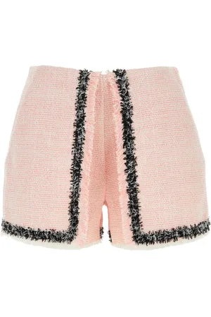 Msgm Pink bouclÃ shorts