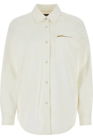 A.P.C. White denim Tina shirt