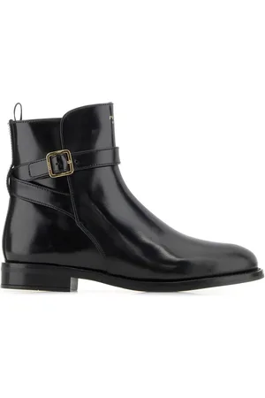 Prada Black leather ankle boots