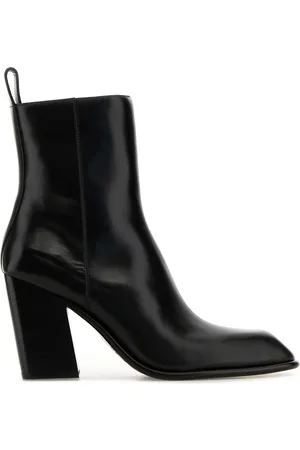 Alexander Wang Black leather Throttle ankle boots