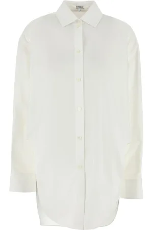 Loewe White poplin oversize shirt