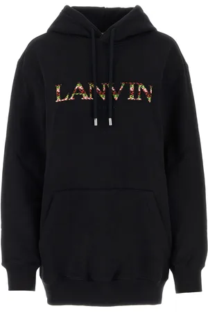 Lanvin Black cotton sweatshirt