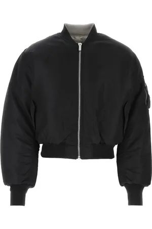 VTMNTS Black nylon padded bomber jacket