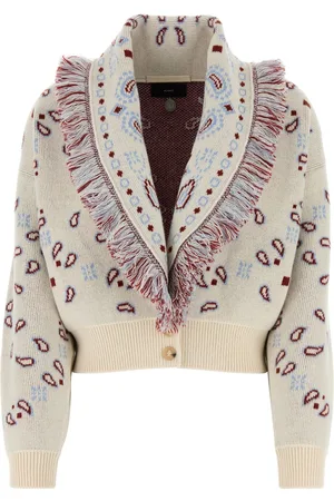 Alanui Embroidered jacquard cardigan