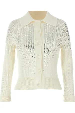 ERMANNO SCERVINO Rhinestone Cardigan Sweaters And Cardigans