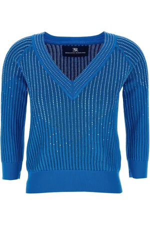 ERMANNO SCERVINO Rhinestone Sweater Sweaters And Cardigans