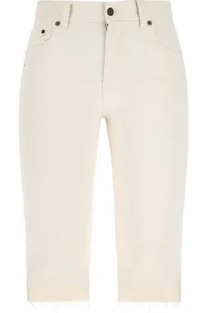 Saint Laurent Sand denim bermuda shorts