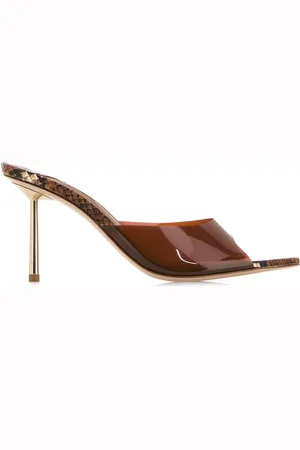 LE SILLA Brown PVC Bella mules