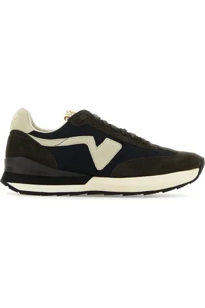 VISVIM Multicolor fabric and suede Dunand Trainer sneakers