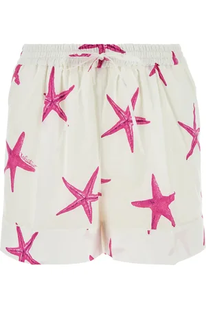 VALENTINO GARAVANI Printed poplin Escape shorts