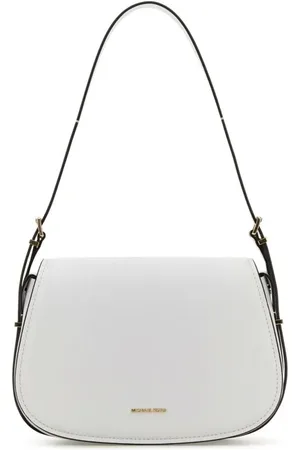 Michael Kors White leather Moore shoulder bag