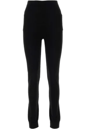 Saint Laurent Black cashmere leggings