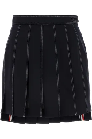 Thom Browne Midnight blue wool skirt