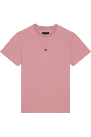 Givenchy Dark pink cotton t-shirt