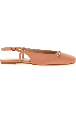 Twin-Set Satin Slingback Flat Shoes