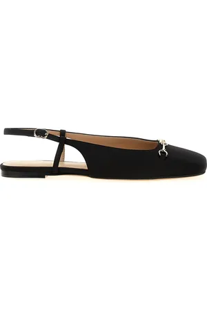 Twin-Set Satin Slingback Flat Shoes