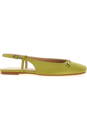 Twin-Set Satin Slingback Flat Shoes