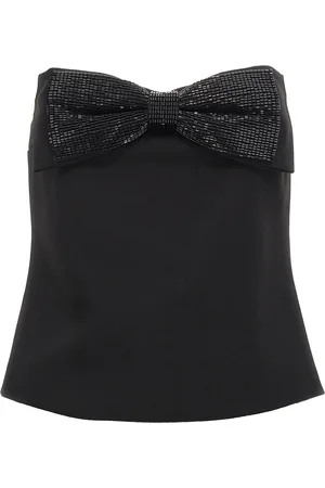 Self-Portrait Crepe Bandeau Tops