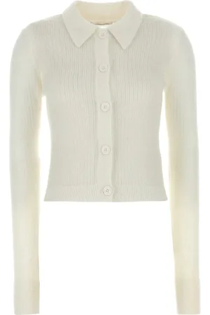 Cecilie Bahnsen White mohair blend Jaki cardigan