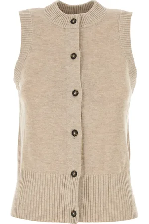 C&m Camilla And Marc Sand stretch tencel blend Macie vest