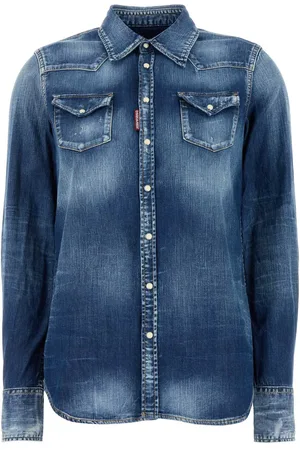 Dsquared2 Stretch denim Western shirt