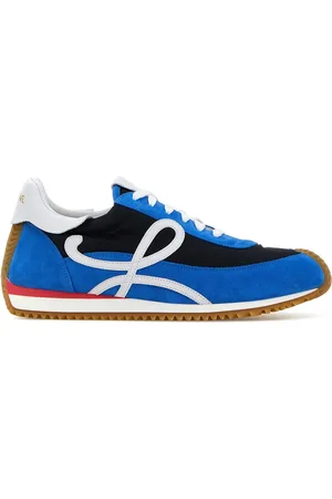 Loewe Multicolor suede and nylon Flow Runner sneakers