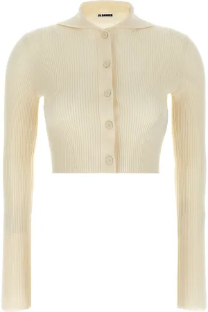 Jil Sander Ribbed Cardigan Sweaters And Cardigans