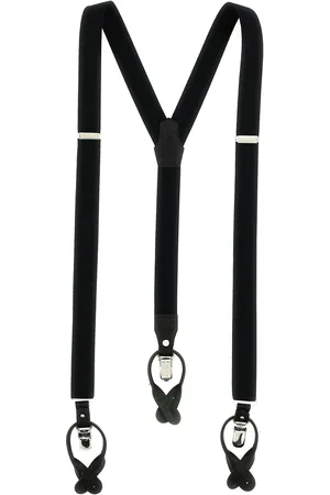 YOHJI YAMAMOTO Leather Braces Belts