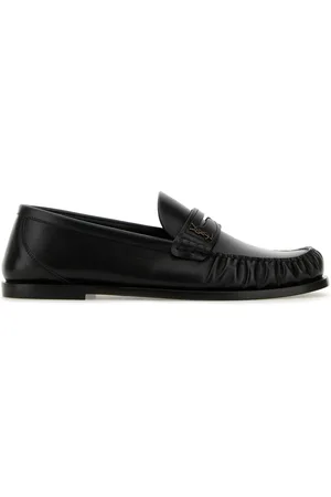 Saint Laurent Black leather loafers
