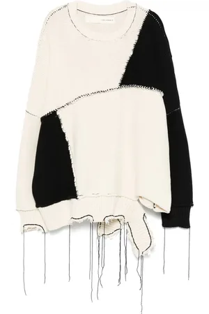 ISABEL BENENATO Neutral Black Sweaters