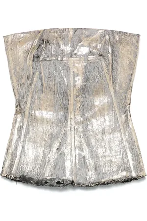 Rick Owens Gold Gray Tops
