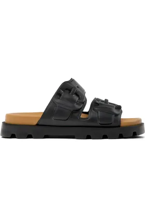 Camper Black Slippers