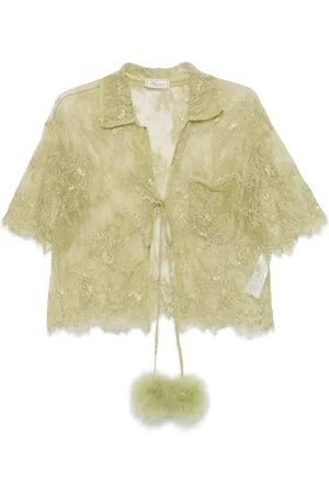 BLUMARINE Green Shirts
