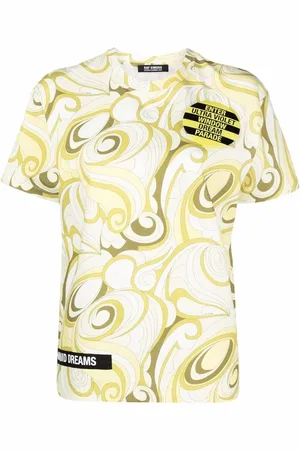 RAF SIMONS Yellow Green T Shirts