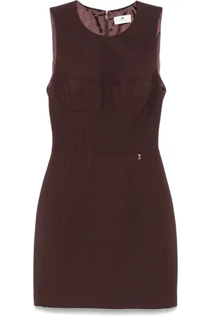 Elisabetta Franchi Brown Suits & Dresses
