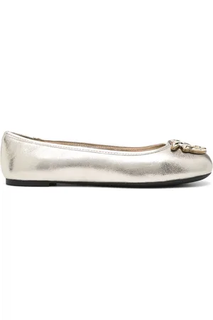 Pinko Silver Ballet Flats
