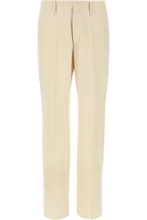 Fendi Wool Pants White