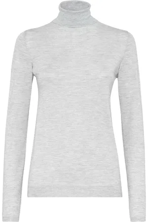 Brunello Cucinelli Gray Sweaters