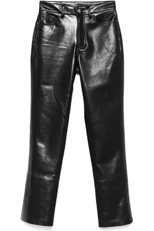 ANINE BING Denim High-Waisted Trousers