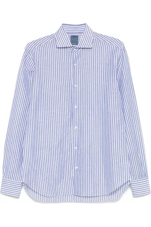 BARBA Blue White Shirts