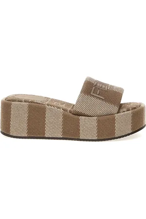 Fendi Sunshine Sandals Gray