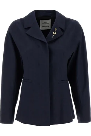 MARELLA Blazer Capsule Emily Ratajkowski X Blazer And Suits Blue
