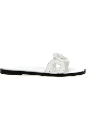 VERSACE Medusa Sandals White