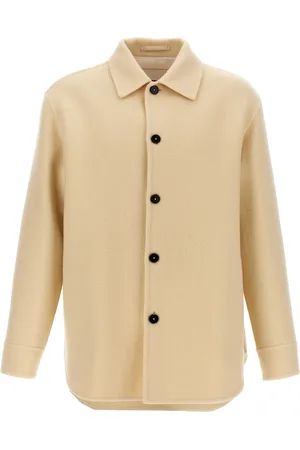 Jil Sander Wool Coat Coats And Trench Coats Beige
