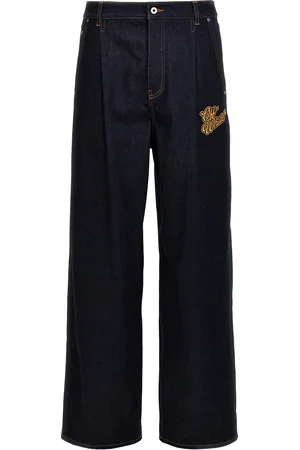 OFF-WHITE Baggy Tapered Jeans Blue