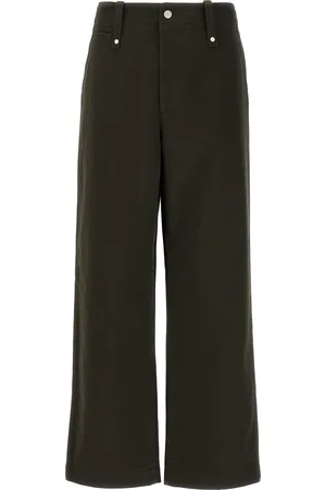 Burberry Gabardine Trousers Pants Brown