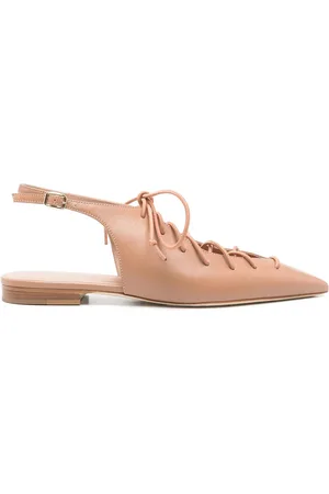 MALONE SOULIERS Leather Ballet Flats